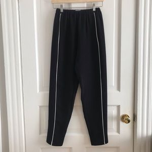 MARIGOLD | Black pants with piping